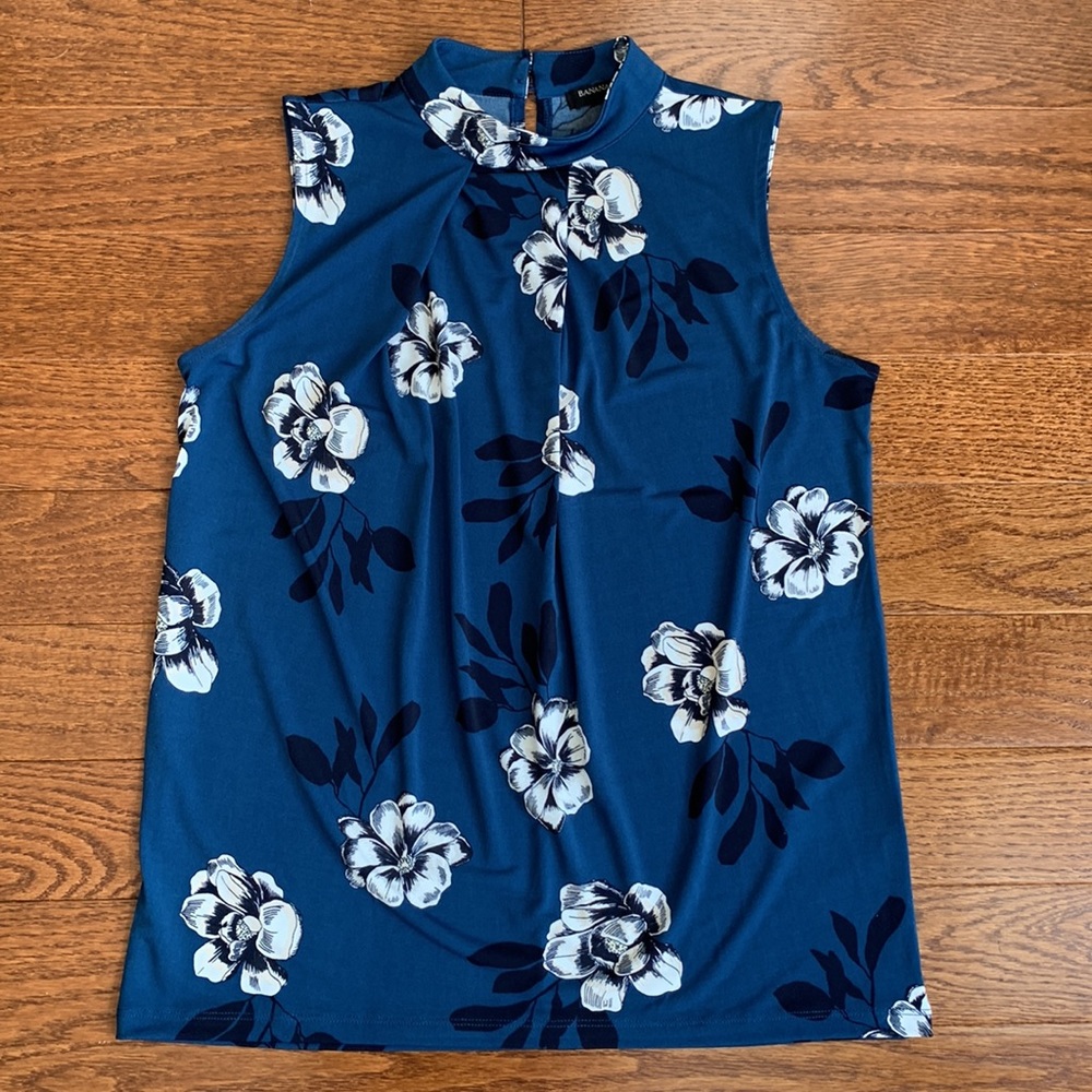Banana Republic Factory Mock Neck Blouse